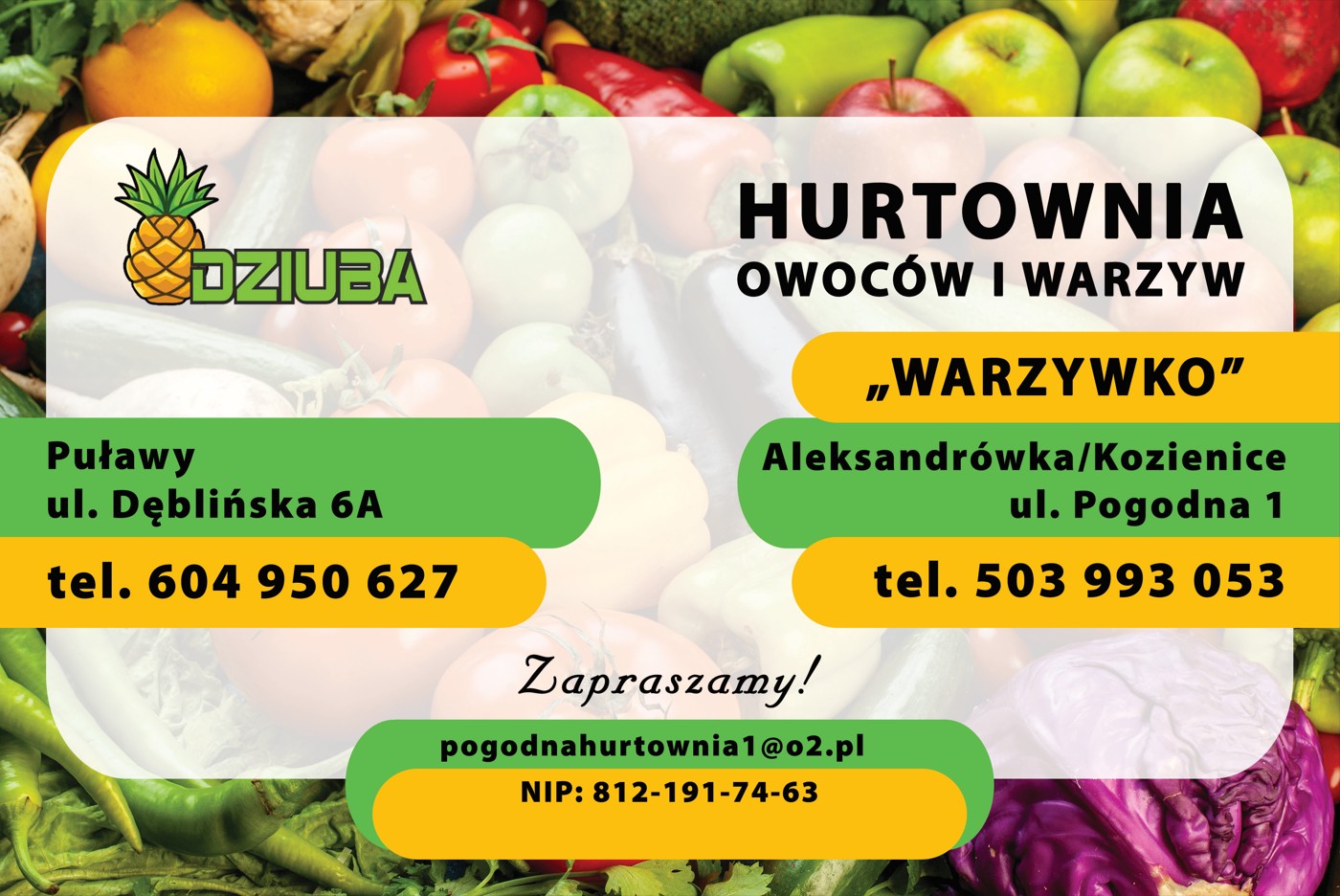 hurtownia warzyw PUŁAWY